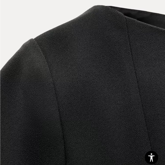 Zara GODET MINI DRESS Large - Picture 3 of 5